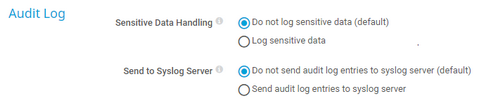 Audit Log